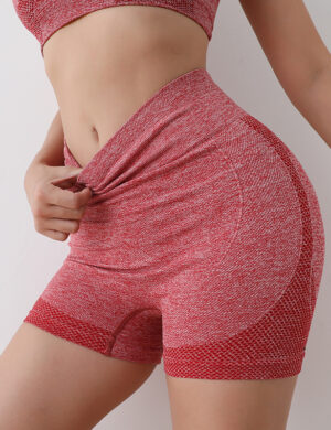 Yoga Shorts High Waist Stretch Anti-wardrobe Malfunction Fitness Pants